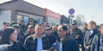 1-апрелден тартып Бишкектин Кожевенная көчөсүнүн бир бөлүгү унаа кыймылы үчүн жабылат