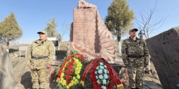 Аксы окуясында курман болгондор эскерилди