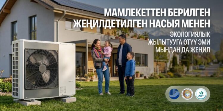 Экологиялык таза жылытуу системаларына өтүү үчүн мамлекеттик жеңилдетилген насыялар жеткиликтүү