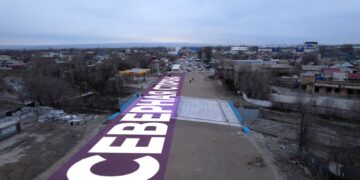 Бишкектин Жибек Жолу проспектисиндеги көпүрөнүн түндүк тарабы ачылат