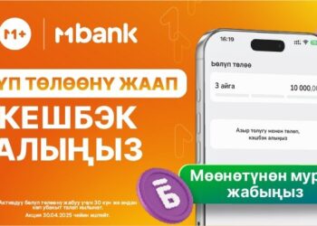 М+: Сизге пайдалуу бөлүп төлөө! 2% чейин кешбэк алыңыз!