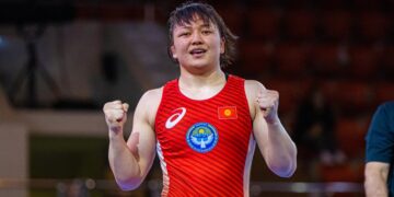 Мээрим Жуманазарова Бишкекте өтүп жаткан Азия чемпионатынын финалына чыкты