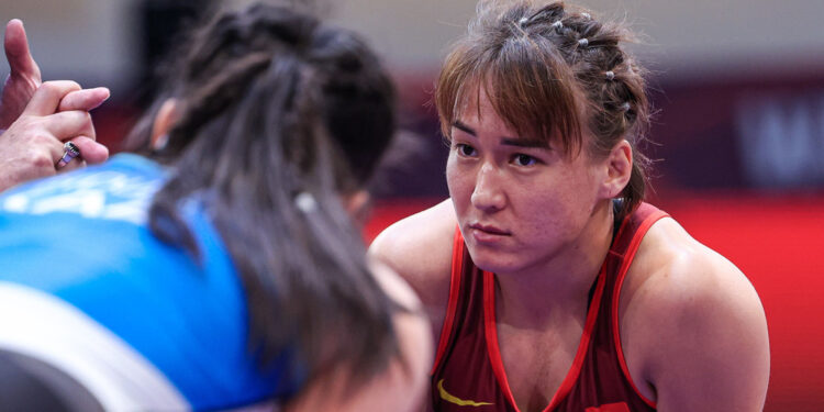 Күрөш боюнча Азия чемпионаты: Бүгүн килемге кыз-келиндер күрөшү боюнча 5 спортсмен чыгат