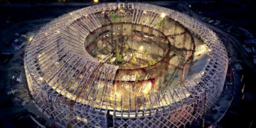 «Бишкек Арена» стадионунун курулуш иштери дээрлик 90 пайызга аяктап калды