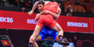 Афтандил Таалайбек уулу Бишкекте өтүп жаткан Азия чемпионатында финалга чыкты