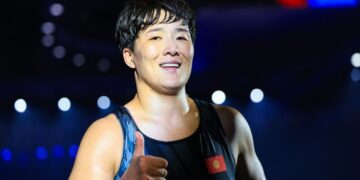 Айпери Медет кызы Бишкекте өтүп жаткан Азия чемпионатынын финалына чыкты