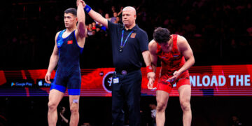 Спорттук күрөш боюнча Азия чемпионаты: Кыргызстандын капчыгында 3 алтын