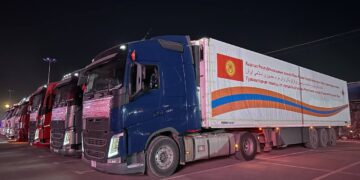 Кыргызстан Иранга гуманитардык жардам жөнөттү