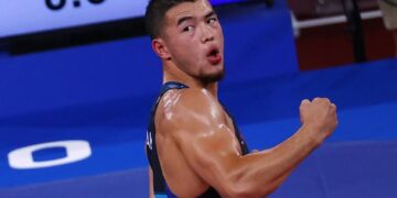 Акжол Махмудов грек-рим күрөшү боюнча Азия чемпионатынын финалына чыкты