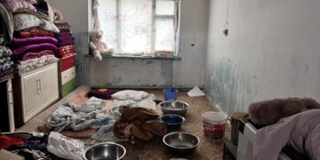 Жаанда чатырынан суу агып… Манастын мэри авариялык абалдагы үйгө барды