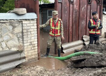 Гүлчө шаарында селдин кесепеттерин жоюу иштери жүрүп жатат